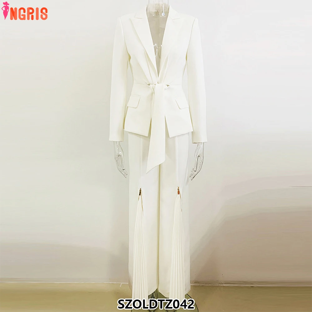High quality wholesale new elegant fashion solid color two piece suit jacket women trousers suit-SZOLDTZ042
High quality wholesale new elegant fashion solid color two piece suit jacket women trousers suit-SZOLDTZ042