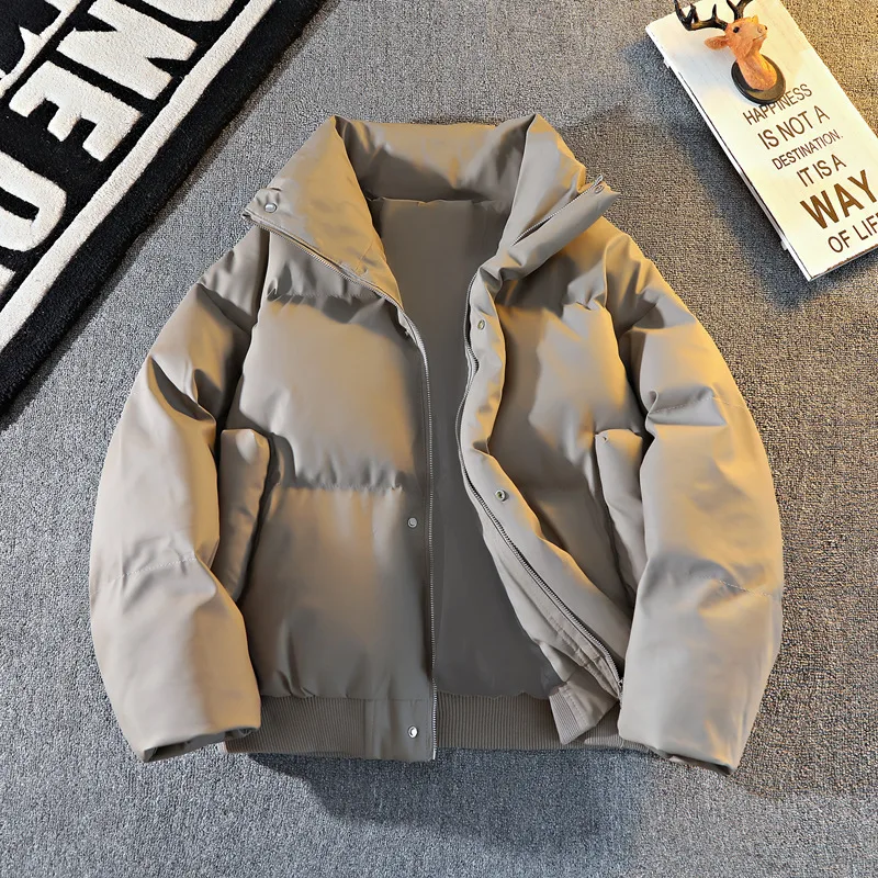 Зимние однотонные мужские парки с воротником-стойкой, повседневная утепленная мужская уличная одежда, модные новые хлопковые куртки-пуховики на молнии
Зимние однотонные мужские парки с воротником-стойкой, повседневная утепленная мужская уличная одежда, модные новые хлопковые куртки-пуховики на молнии