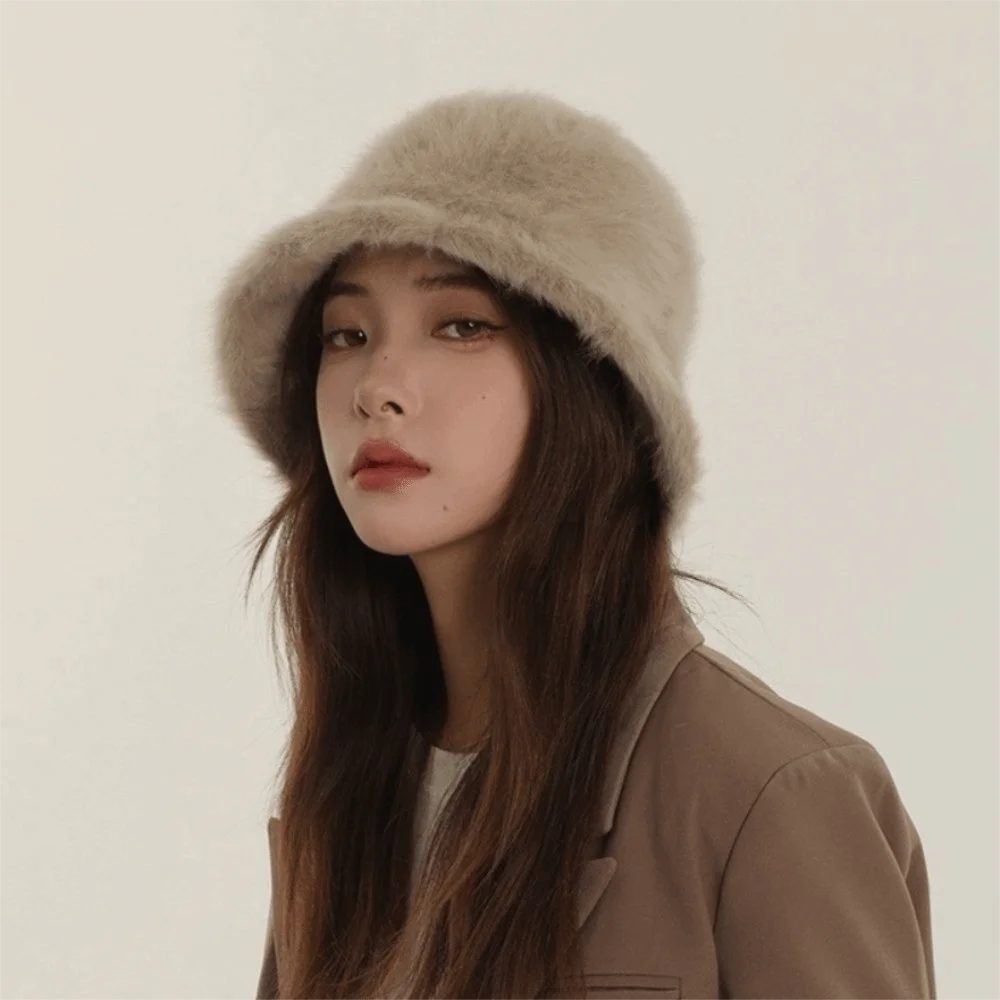 Fashion Knitted Bucket Cap Warm Furry Winter Fisherman Hat Windproof Versatile Anti-cold Bucket Hat Outdoor
Fashion Knitted Bucket Cap Warm Furry Winter Fisherman Hat Windproof Versatile Anti-cold Bucket Hat Outdoor