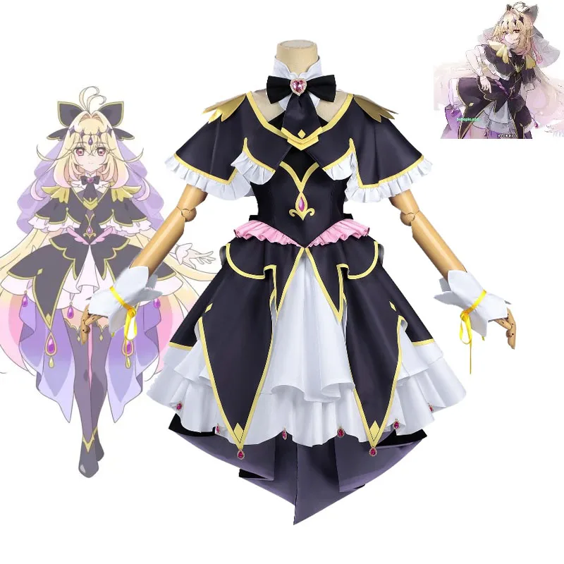 Star Detective Pretty Cure Luluka Moria Cosplay Costume Cure Arcana Shadow Outfit Full Set Magical Uniform for Stage Performance
Star Detective Pretty Cure Luluka Moria Cosplay Costume Cure Arcana Shadow Outfit Full Set Magical Uniform for Stage Performance