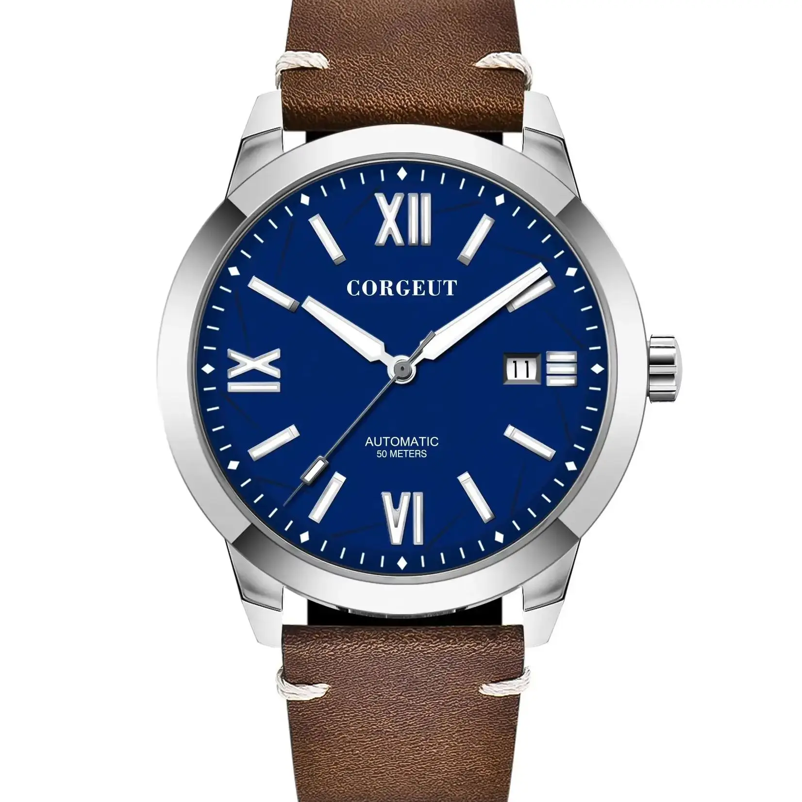 CORGEUT 41mm MIYOTA 8215 Automatic Mechanical Men's Watch Business Sports Belt Watch For Man Waterproof Sapphire Watches
CORGEUT 41mm MIYOTA 8215 Automatic Mechanical Men's Watch Business Sports Belt Watch For Man Waterproof Sapphire Watches