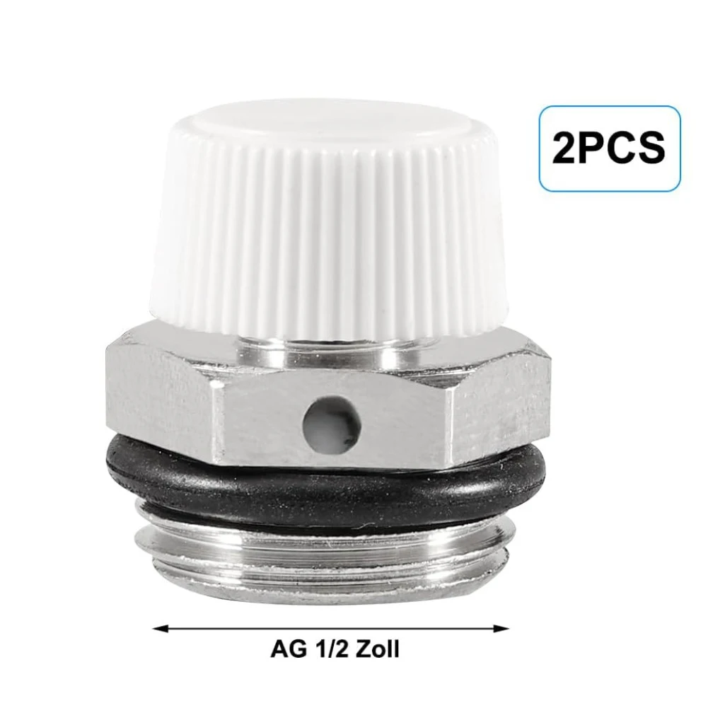 Automatic For Radiator Bleed Valve 2 Pieces Air Release Valve for Heating Systems Suitable for Various For Radiators