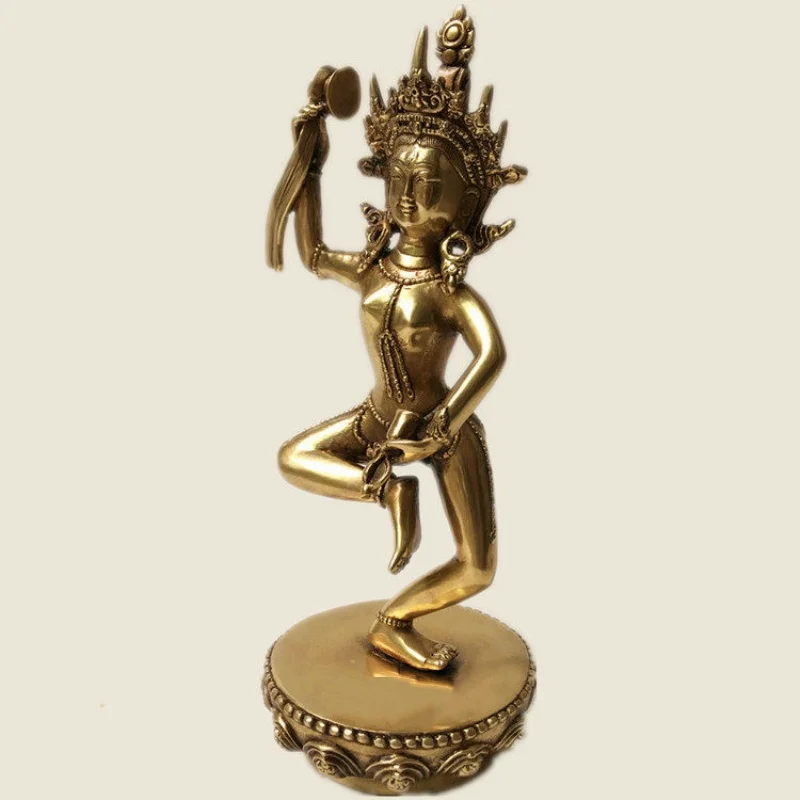 Old Tibet Buddhism temple Statue Copper Nepalese Tibetan Tantric Buddha Mother Statue Ornament Protector patron saint Buddha
Old Tibet Buddhism temple Statue Copper Nepalese Tibetan Tantric Buddha Mother Statue Ornament Protector patron saint Buddha