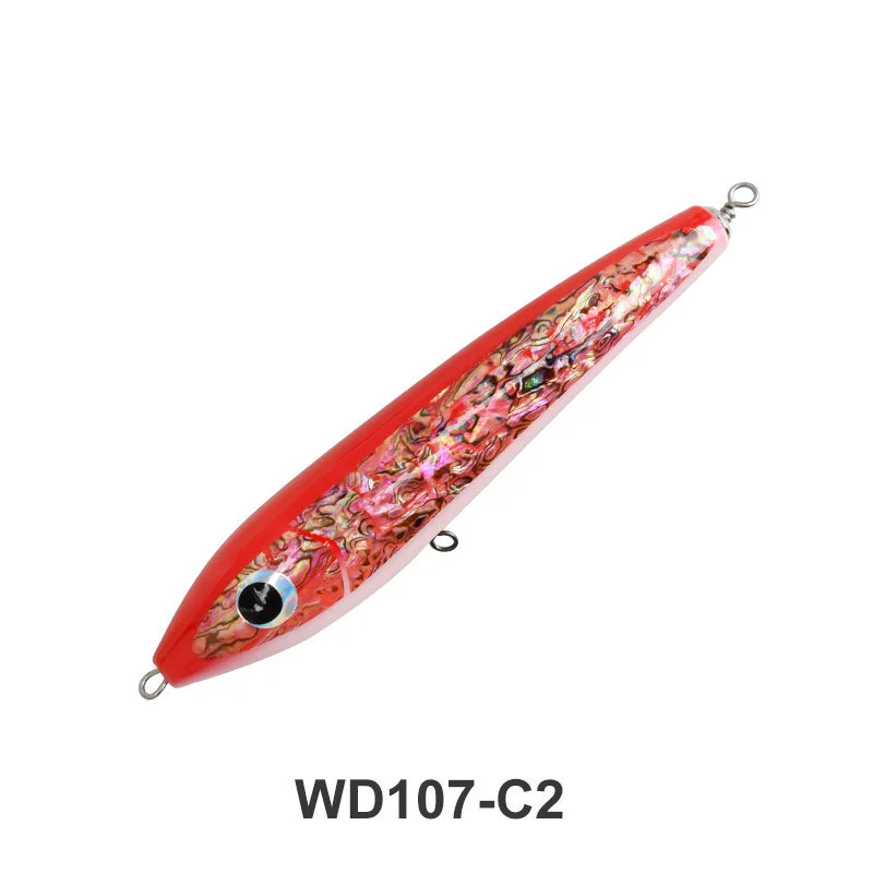 Topwater Wooden Stickbait Popper Lures Deep Sea Fishing Artificial Baits Fishing Lures
Topwater Wooden Stickbait Popper Lures Deep Sea Fishing Artificial Baits Fishing Lures