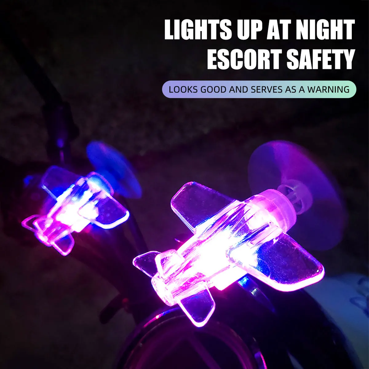 1X Car Rotatable Airplane Wind Powered Small Led Light Airplane Decor Car Styling Ornaments Bikes Motorcycle Bicycle Decorations
1X Car Rotatable Airplane Wind Powered Small Led Light Airplane Decor Car Styling Ornaments Bikes Motorcycle Bicycle Decorations