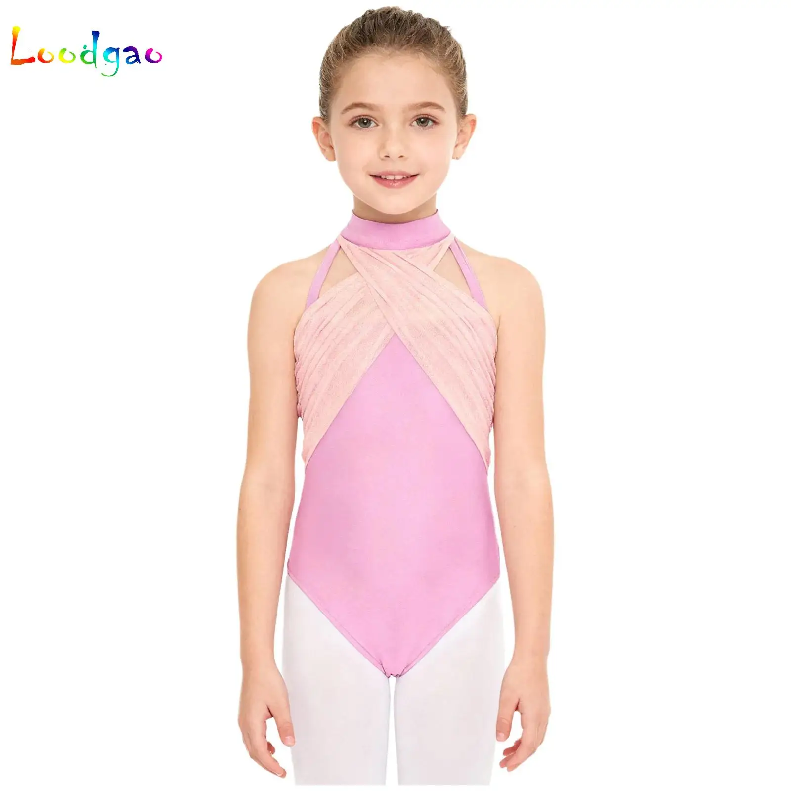 Kids Girls Gymnastics Bodysuit Cross Ruched Shimmery Mesh Overlay Ballet Jersey Dance Leotard Figure Skating Practice Dancewear
Kids Girls Gymnastics Bodysuit Cross Ruched Shimmery Mesh Overlay Ballet Jersey Dance Leotard Figure Skating Practice Dancewear