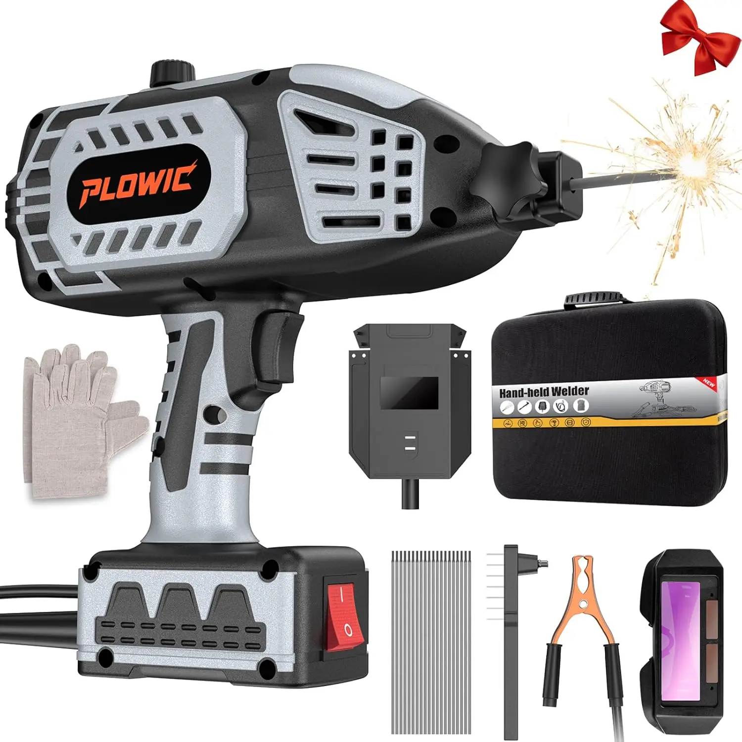 Portable Welding Machine 110V with IGBT Inverter, Adjustable Current for 1/16"-1/8" Rods, Includes Case &20 Rods
Portable Welding Machine 110V with IGBT Inverter, Adjustable Current for 1/16"-1/8" Rods, Includes Case &20 Rods