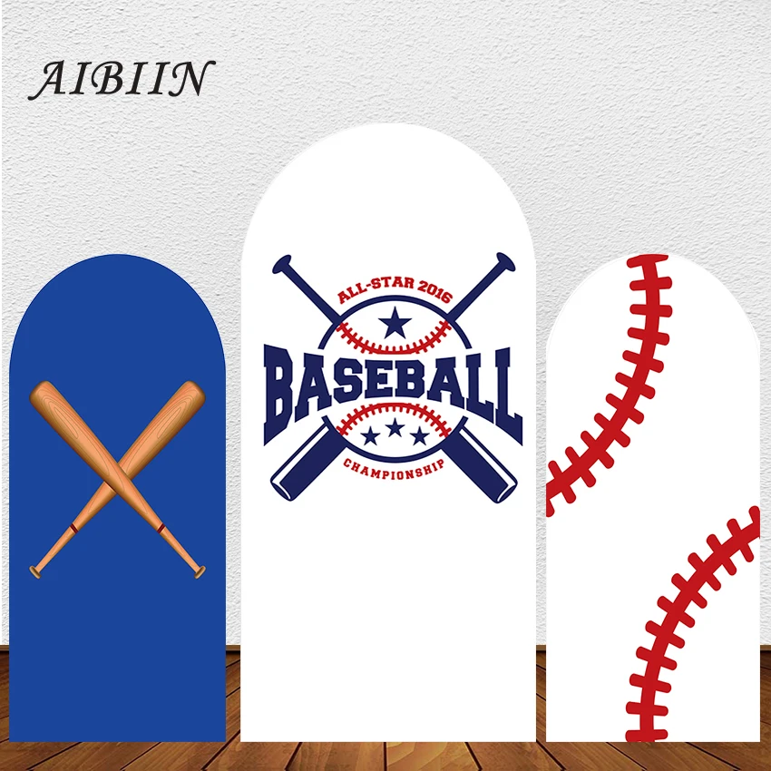 AIBIIN Happy Birthday Backdrop Arch Doubleside Baseball Theme Birthday Party Decoration Customizable Photography Backgrounds
AIBIIN Happy Birthday Backdrop Arch Doubleside Baseball Theme Birthday Party Decoration Customizable Photography Backgrounds