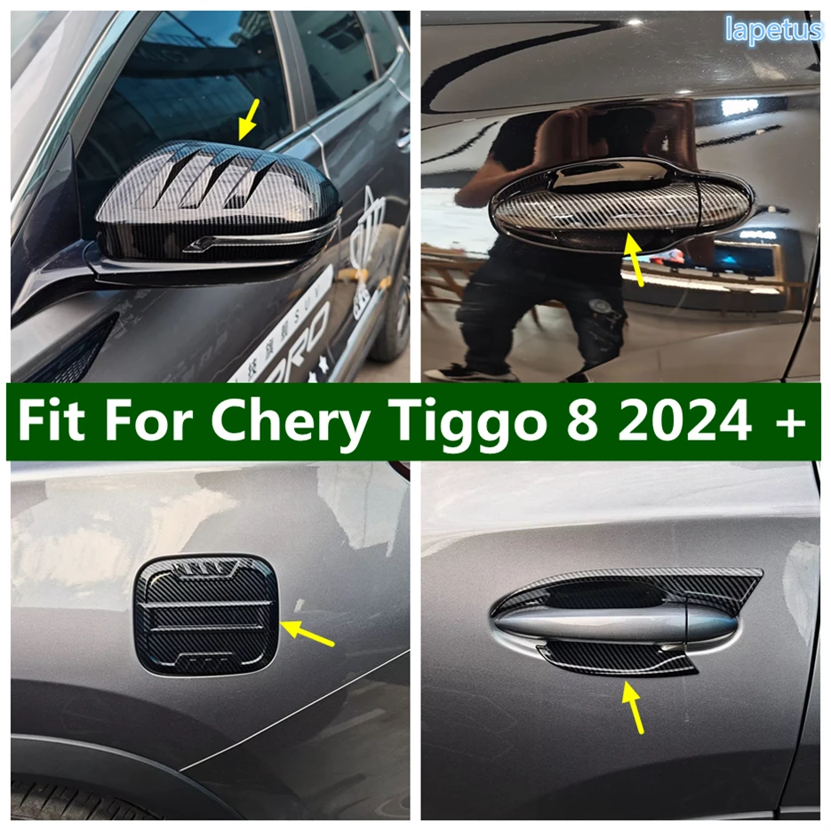 Carbon Fiber Look Rearview Mirror / Door Handle Bowl / Oil Gas Tank Decor Cover Trim For Chery Tiggo 8 2024 2025 Car Accessories
Carbon Fiber Look Rearview Mirror / Door Handle Bowl / Oil Gas Tank Decor Cover Trim For Chery Tiggo 8 2024 2025 Car Accessories