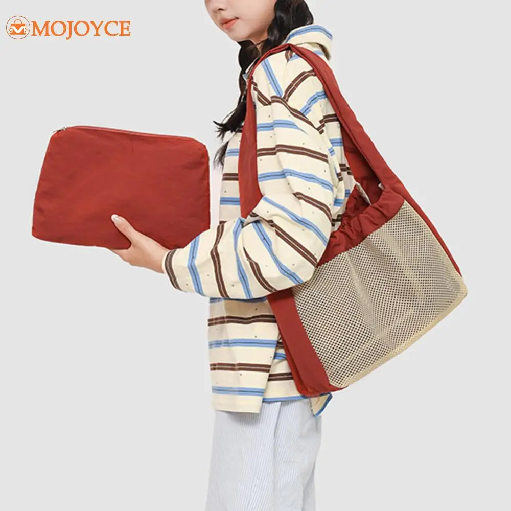 Nylon Casual Hobo Tote Handbag Large Crossbody Bags Solid Color Hollow Out Underarm Pouch Women Shopping Travel Shoulder Bags
Nylon Casual Hobo Tote Handbag Large Crossbody Bags Solid Color Hollow Out Underarm Pouch Women Shopping Travel Shoulder Bags