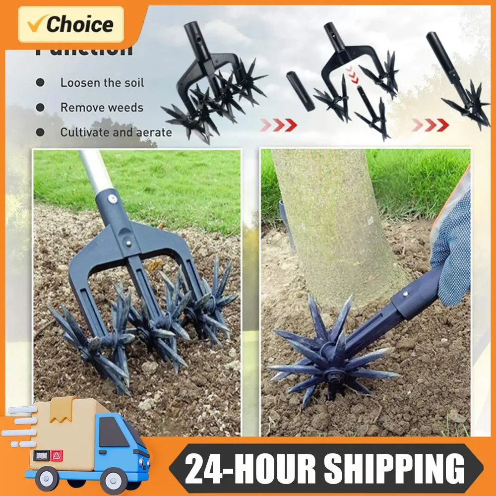 2 in 1 Garden Aerator Ventilated Scarifier Gardening Rotary Tiller Rotary Cultivator Tool Soil Plowing Tool for Garden Lawn
2 in 1 Garden Aerator Ventilated Scarifier Gardening Rotary Tiller Rotary Cultivator Tool Soil Plowing Tool for Garden Lawn