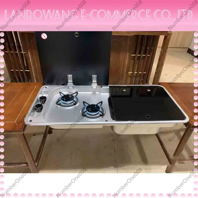RV Gas Stove Two Burner Rectangular Stainless Steel Sink Combi with 2 Glass Lid 2.18KW 0.8MM Thickness for Car Kitchen
RV Gas Stove Two Burner Rectangular Stainless Steel Sink Combi with 2 Glass Lid 2.18KW 0.8MM Thickness for Car Kitchen