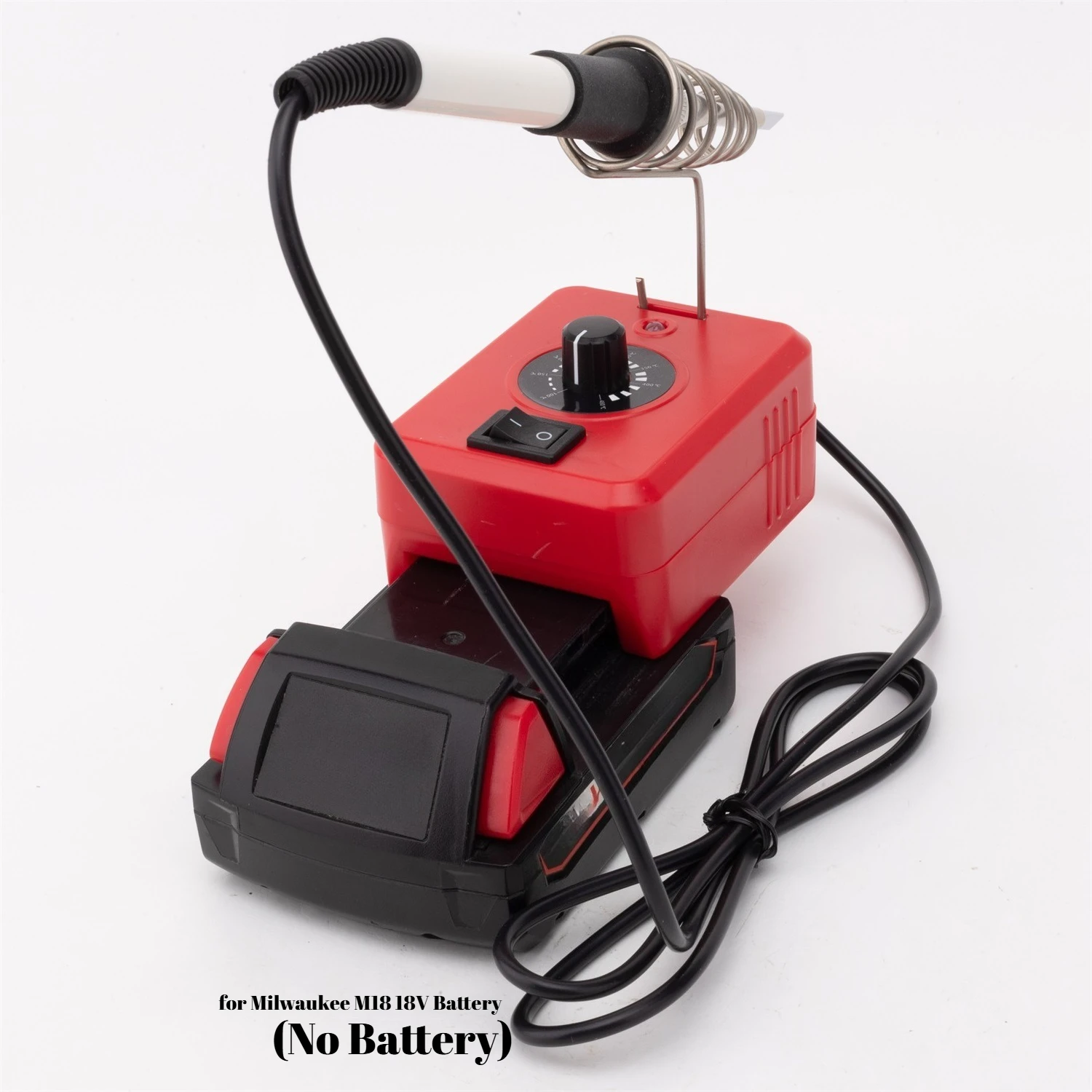 Cordless Welding Station Battery Power Supply For Milwaukee 18V Lithium Battery T12 Soldering Iron Welding Kit(No Battery)
Cordless Welding Station Battery Power Supply For Milwaukee 18V Lithium Battery T12 Soldering Iron Welding Kit(No Battery)