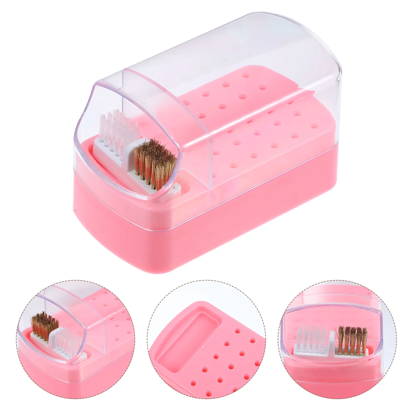 Nail Head Grinding Box Bits Storage Organizer Transparent Plastic Professional Salon Home Use Nail Drill Cleaning Case
Nail Head Grinding Box Bits Storage Organizer Transparent Plastic Professional Salon Home Use Nail Drill Cleaning Case