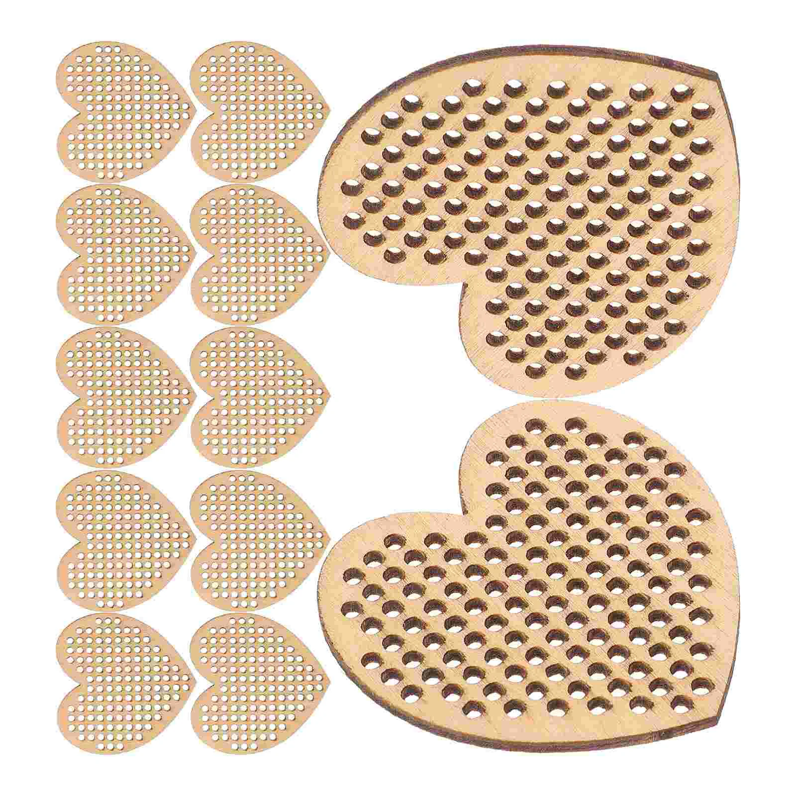 20pcs Heart Shaped Wooden Tags Blank Hole Paved Cross Stitch Ornament Crafts for DIY Engraving
20pcs Heart Shaped Wooden Tags Blank Hole Paved Cross Stitch Ornament Crafts for DIY Engraving