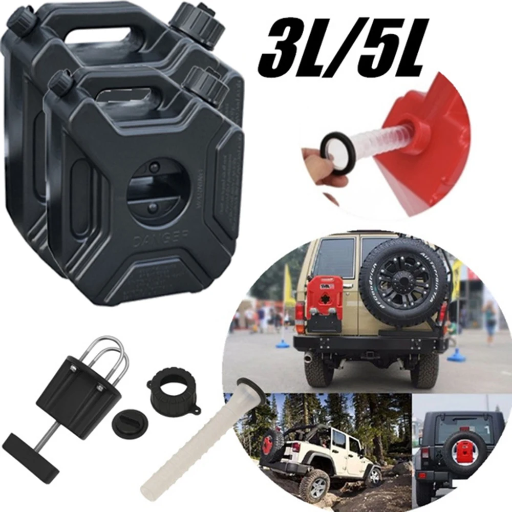 3/5L Liter Fuel Tank Jerry Can Plastic Spare Petrol Tanks Jerrycan Cans Gasoline Oil Container Fuel-jug Motorcycle ATV Jerrycan
3/5L Liter Fuel Tank Jerry Can Plastic Spare Petrol Tanks Jerrycan Cans Gasoline Oil Container Fuel-jug Motorcycle ATV Jerrycan