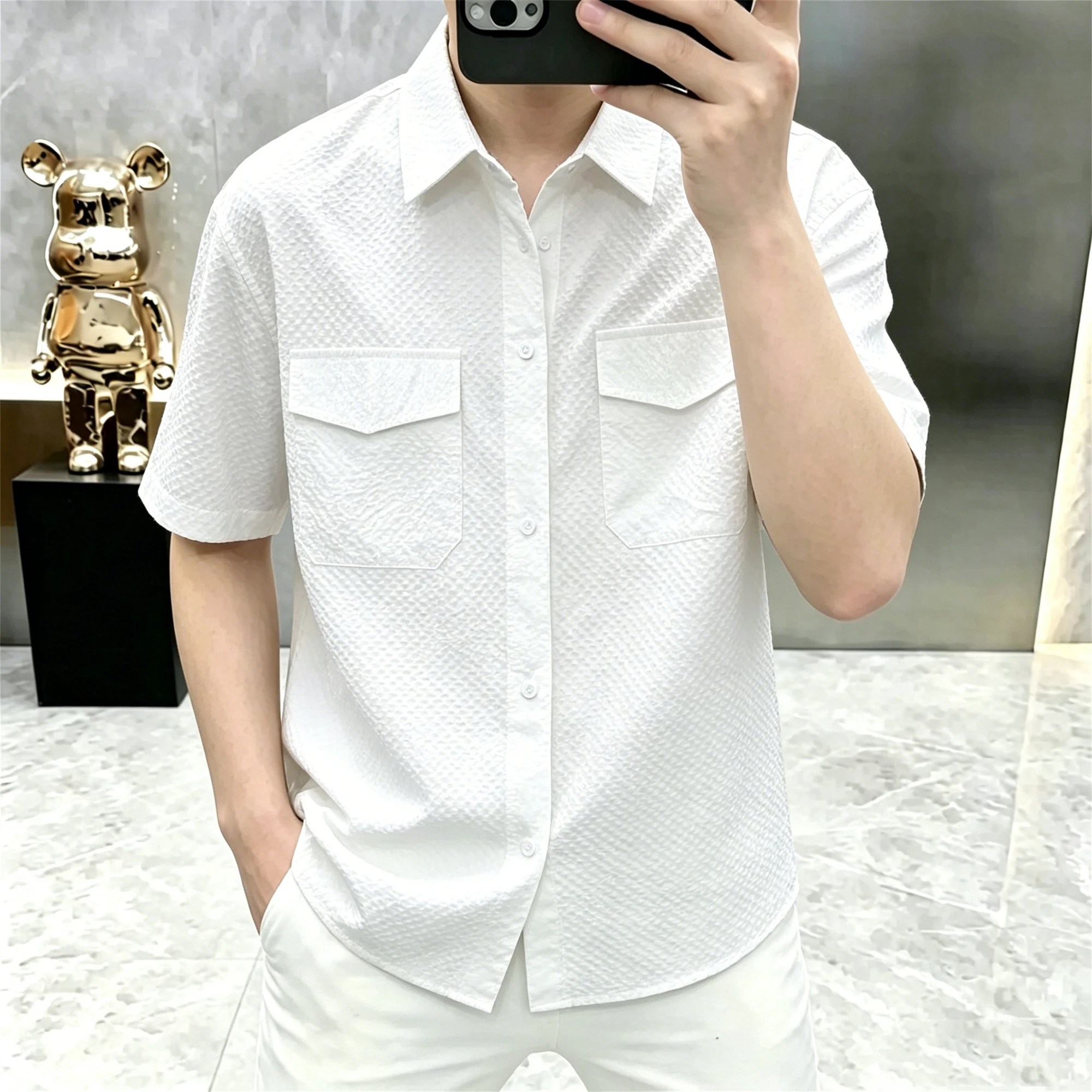 2026 Summer Children's Fun Print Shirt - Men's Lightweight Short Sleeve College Style Shirt
2026 Summer Children's Fun Print Shirt - Men's Lightweight Short Sleeve College Style Shirt