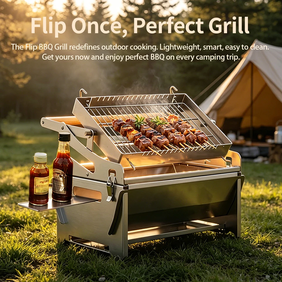 360° Portable Foldable Rotating Charcoal Grill Stainless Steel Removable Barbecue Net Outdoor Camping Beach Cooking Grill
360° Portable Foldable Rotating Charcoal Grill Stainless Steel Removable Barbecue Net Outdoor Camping Beach Cooking Grill