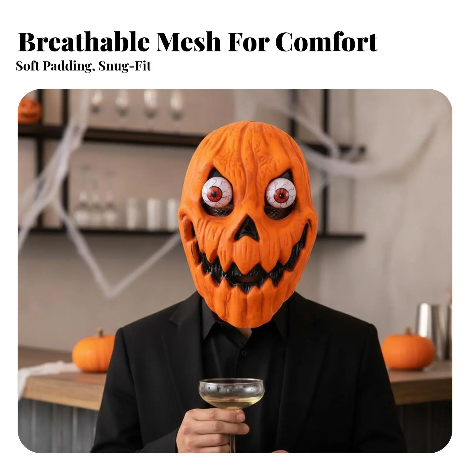 Fullcranium Cranium Head Covering Horror Theme Costume Accessory Scary Design Realistic Features for Party-Goers, Adults
Fullcranium Cranium Head Covering Horror Theme Costume Accessory Scary Design Realistic Features for Party-Goers, Adults