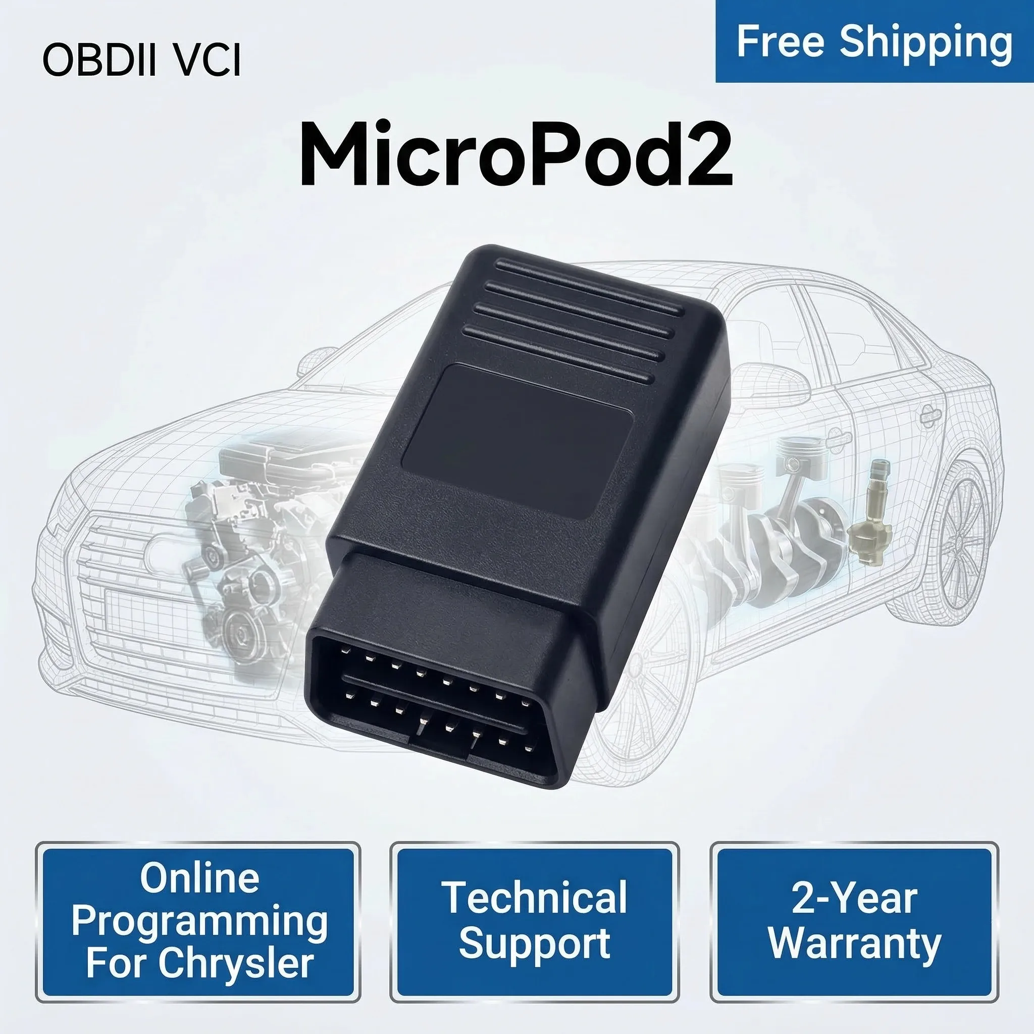 A+ V17.04.27 MicroPod2 Micro Pod2 With Software For Chrysler For Jeep Dod-ge Fia-t MicroPod 2 Support Online Programming
A+ V17.04.27 MicroPod2 Micro Pod2 With Software For Chrysler For Jeep Dod-ge Fia-t MicroPod 2 Support Online Programming