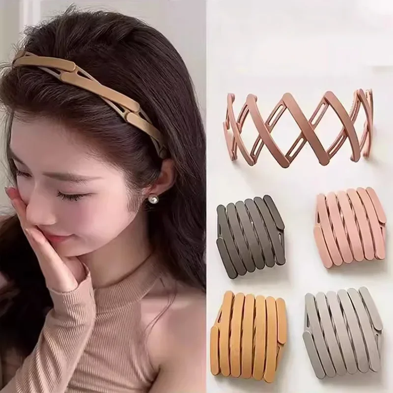 Convenient Foldable Solid Plastic Hairband For Women Girls Travel Stretchable Headband Hair Head Band Novelty Hair Accessories
Convenient Foldable Solid Plastic Hairband For Women Girls Travel Stretchable Headband Hair Head Band Novelty Hair Accessories