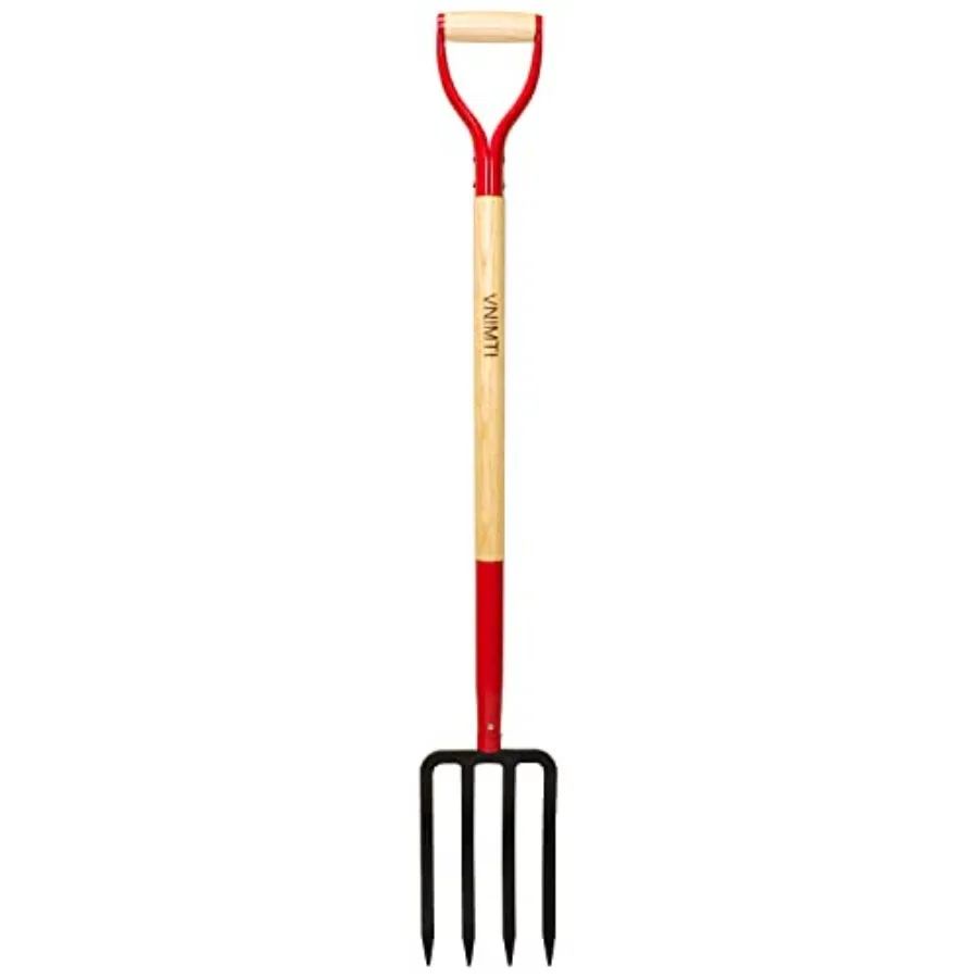 Garden Fork4-Tine Spading Fork Compost Fork Steel Digging Fork 45Inch Steel Y-Grip Wooden Handle
Garden Fork4-Tine Spading Fork Compost Fork Steel Digging Fork 45Inch Steel Y-Grip Wooden Handle