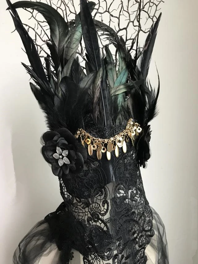 Mask Lace Veil Black Hollow Embroidery Full Face Adult Party Exaggerated Retro Men Women Same Halloween Stage Performance Props
Mask Lace Veil Black Hollow Embroidery Full Face Adult Party Exaggerated Retro Men Women Same Halloween Stage Performance Props