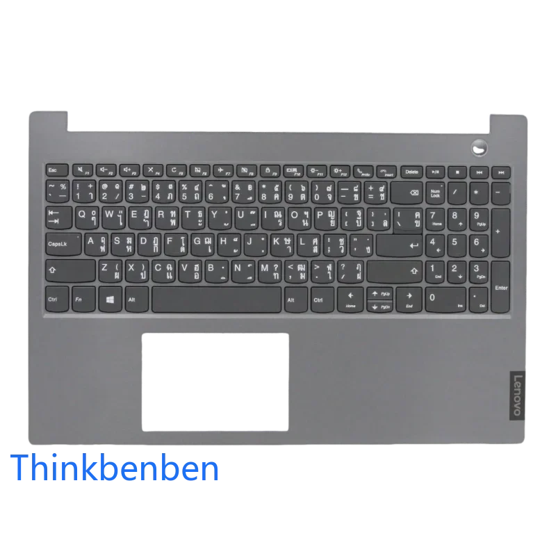TH Thai Keyboard With Mineral Gray Upper Case Palmrest Shell Cover For Lenovo ThinkBook 15 IML IIL Laptop 5CB0W45359
TH Thai Keyboard With Mineral Gray Upper Case Palmrest Shell Cover For Lenovo ThinkBook 15 IML IIL Laptop 5CB0W45359