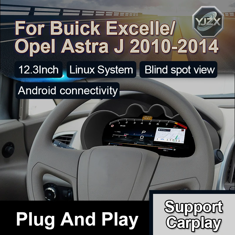 Car accessories For Opel Astra J 2010-2014 12.3inch LCD Digital Cluster with Carplay Smart Speedometer Instrument
Car accessories For Opel Astra J 2010-2014 12.3inch LCD Digital Cluster with Carplay Smart Speedometer Instrument