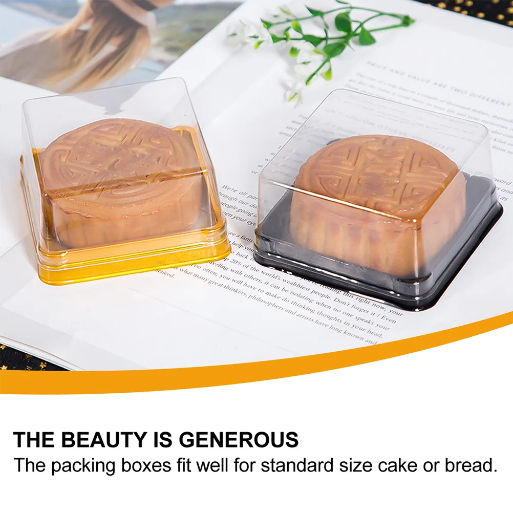100 pcs Baking Boxes Cake Carriers Waterproof Containers for Small Cakes Moon Cakes Cupcakes Pastries Desserts Storage Boxes
100 pcs Baking Boxes Cake Carriers Waterproof Containers for Small Cakes Moon Cakes Cupcakes Pastries Desserts Storage Boxes