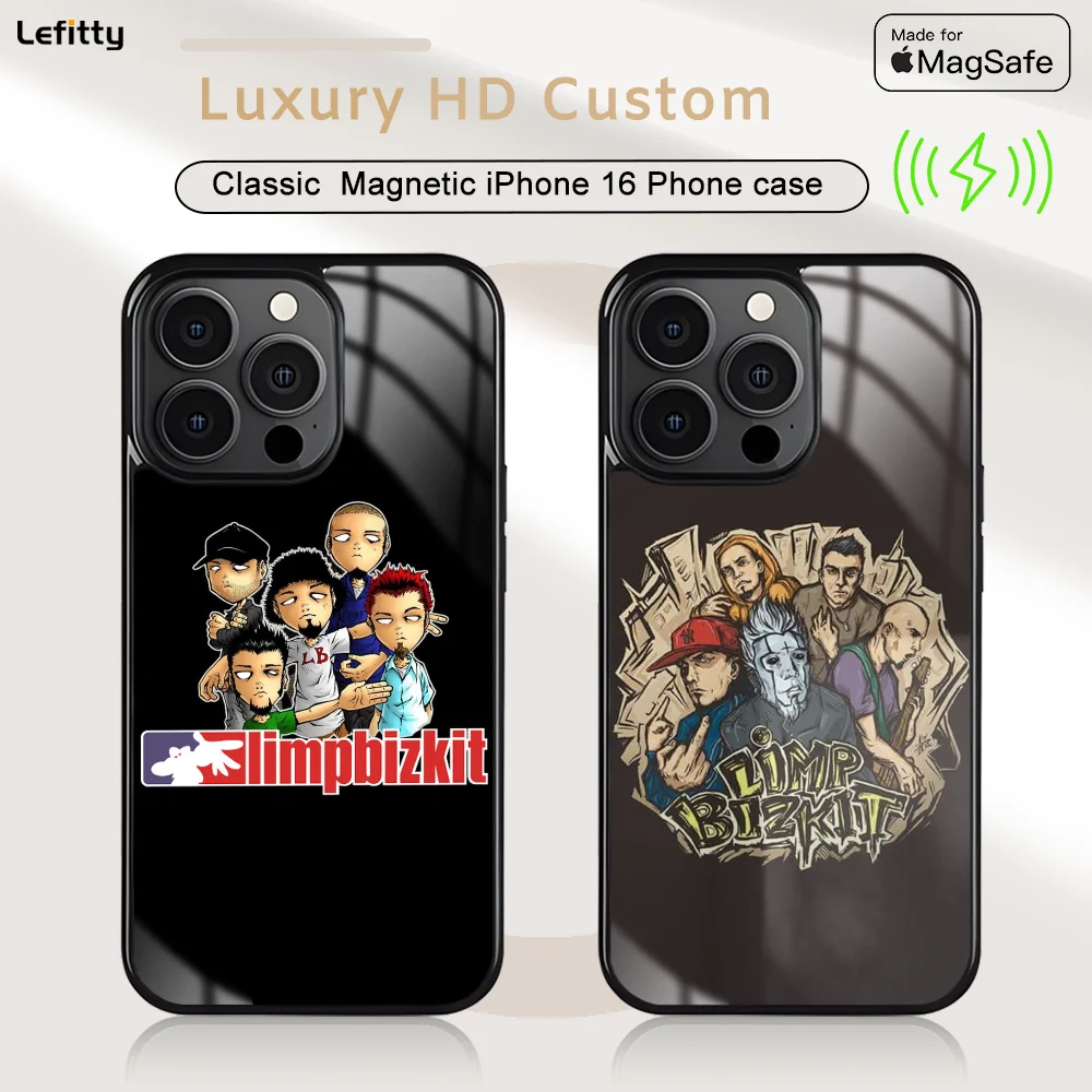 L-Limp B-Bizkit Rock Band Phone Case For iPhone 16 15 14 13 12 11 Pro Max Plus Mini Magnetic Magsafe Wireless Charging Cover
L-Limp B-Bizkit Rock Band Phone Case For iPhone 16 15 14 13 12 11 Pro Max Plus Mini Magnetic Magsafe Wireless Charging Cover