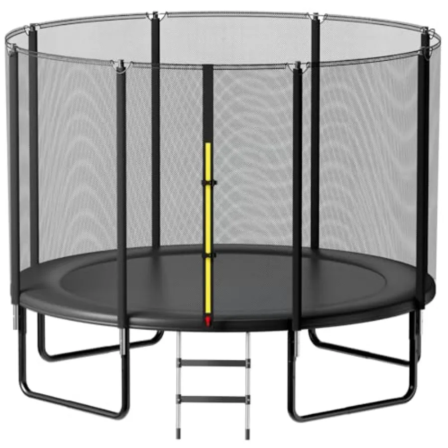 Outdoor 12FT Recreational Trampoline with Enclosure and Ladder Rust-Resistant Steel Frame Green Safety Net ASTM Approved for an
Outdoor 12FT Recreational Trampoline with Enclosure and Ladder Rust-Resistant Steel Frame Green Safety Net ASTM Approved for an