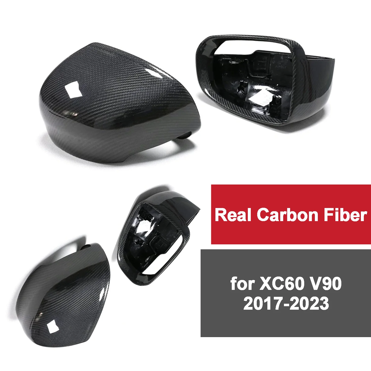 Rearview Mirror Cover for VOLVO XC60 V90 2017-2023 Real Carbon Fiber Side Mirror Shells Frame Replacement Case Protector
Rearview Mirror Cover for VOLVO XC60 V90 2017-2023 Real Carbon Fiber Side Mirror Shells Frame Replacement Case Protector