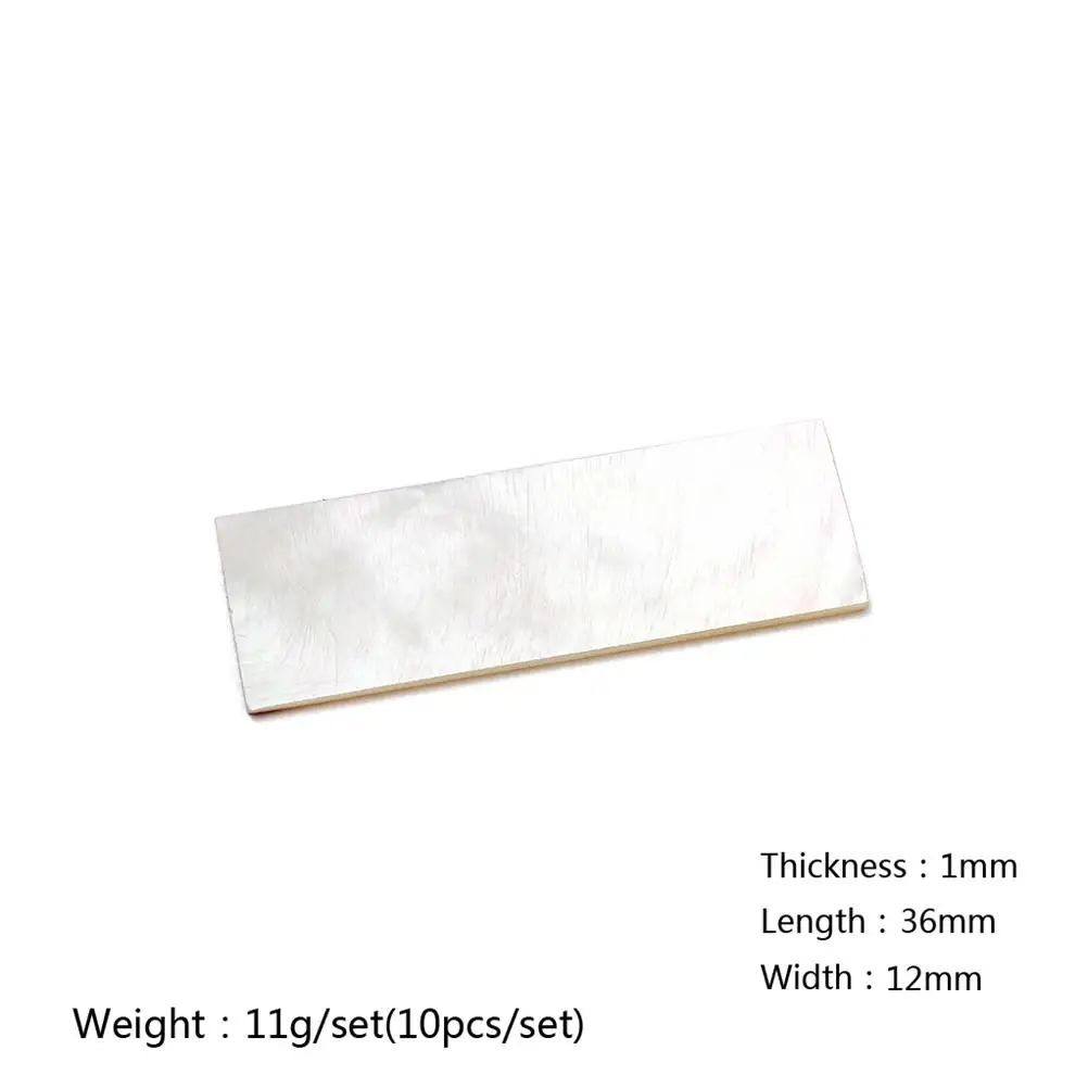 10 PCS White Shell Fretboard Inlays Guitar Bass Fingerboard DIY Dot Markers Suitable Any Type Color Fast Durable Decorative
10 PCS White Shell Fretboard Inlays Guitar Bass Fingerboard DIY Dot Markers Suitable Any Type Color Fast Durable Decorative