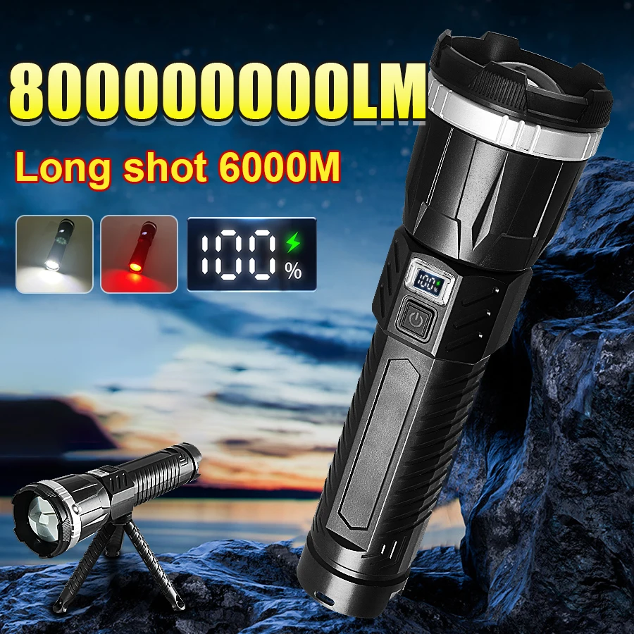 Ultra Powerful LED Flashlight Multifunctional Torch With COB Light Outdoor Camping Lamp USB Rechargeable Flashlights Waterproof
Ultra Powerful LED Flashlight Multifunctional Torch With COB Light Outdoor Camping Lamp USB Rechargeable Flashlights Waterproof