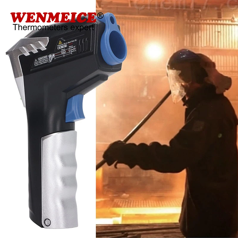 WENMEICE Industrial Electronic Thermometer Non Contact Digital Laser Temperature Meter Gun Laser Point Infrared Thermometer
WENMEICE Industrial Electronic Thermometer Non Contact Digital Laser Temperature Meter Gun Laser Point Infrared Thermometer
