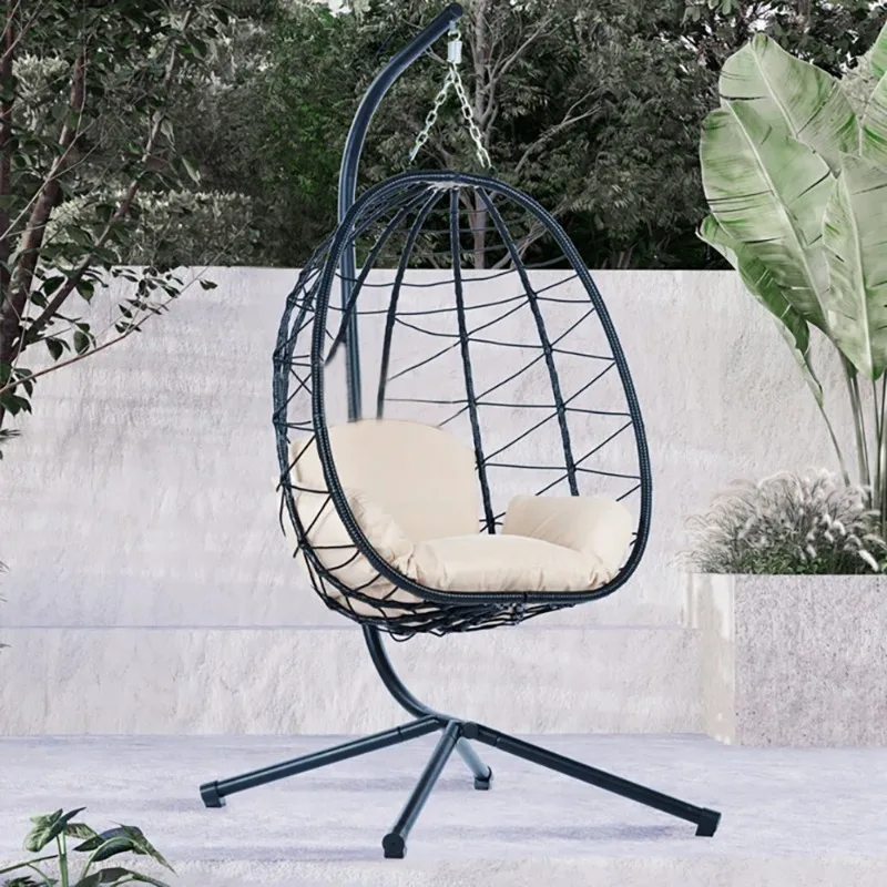 Single Outdoor Rattan Chair Indoor Swing Chair Cradle Hanging Basket Lazy Seat Cushion Backrest Cushion
Single Outdoor Rattan Chair Indoor Swing Chair Cradle Hanging Basket Lazy Seat Cushion Backrest Cushion