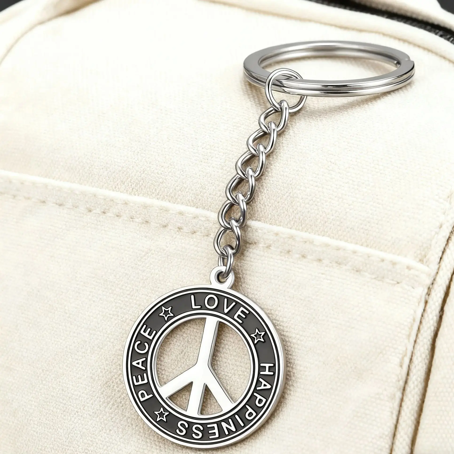 My Shape Peace Symbol Round Keychains Stainless Steel Love Happiness Blessing Pendants Keyring Bag Car Accessories Gifts Jewelry
My Shape Peace Symbol Round Keychains Stainless Steel Love Happiness Blessing Pendants Keyring Bag Car Accessories Gifts Jewelry