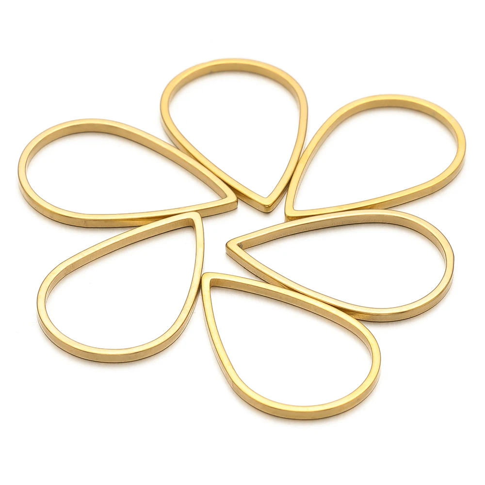 20/50pcs Stainless Steel Water Drop Shaped Connectors Pendant Charms for Jewelry Earring Necklace Making Accessories Wholesale
20/50pcs Stainless Steel Water Drop Shaped Connectors Pendant Charms for Jewelry Earring Necklace Making Accessories Wholesale