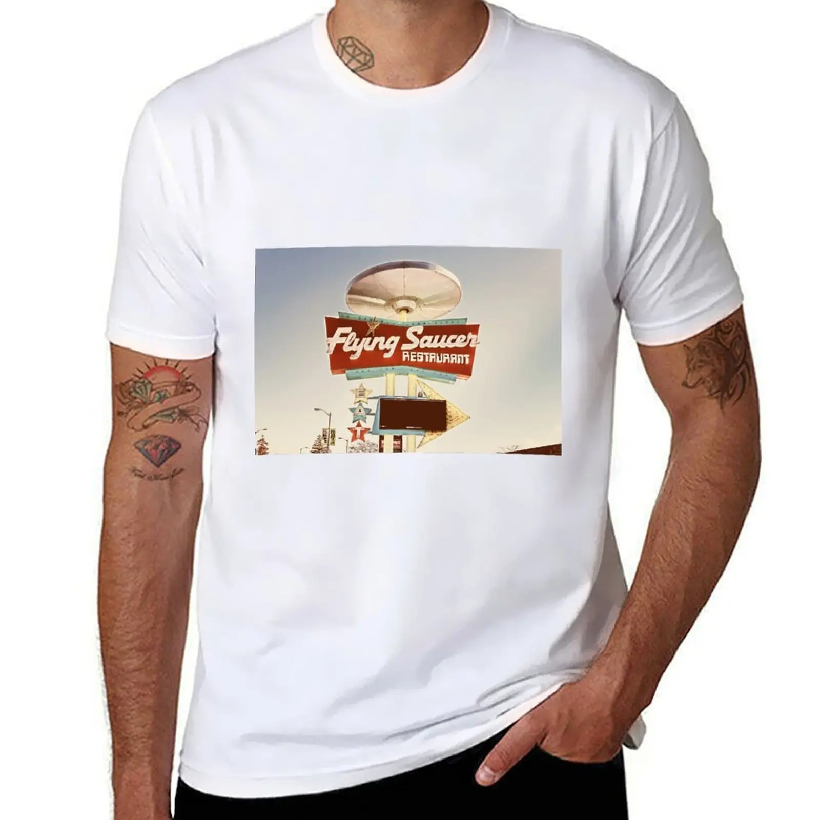 Flying Saucer Restaurant 7 T-Shirt t shirt for man 100 percent cotton graphic t shirts for man anime t shirts oversize T-shirt
Flying Saucer Restaurant 7 T-Shirt t shirt for man 100 percent cotton graphic t shirts for man anime t shirts oversize T-shirt