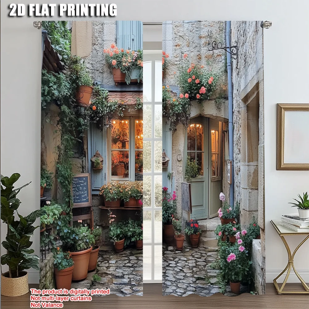 2pcs, Popular Curtain Panels 2D print Window Plants_ Potted Flowers Polyester Easy Install (without rod) Decorations Inside
2pcs, Popular Curtain Panels 2D print Window Plants_ Potted Flowers Polyester Easy Install (without rod) Decorations Inside