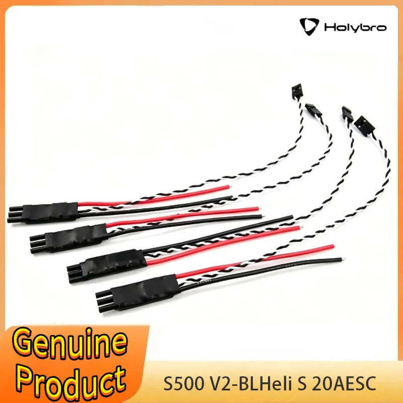 Holybro BLHeli S 2-4S 20A ESC S500 V2 Spare Parts EFM8BB21F16G MCU Supports Dshot150 Dshot300 and Dshot600 for RC FPV Drone
Holybro BLHeli S 2-4S 20A ESC S500 V2 Spare Parts EFM8BB21F16G MCU Supports Dshot150 Dshot300 and Dshot600 for RC FPV Drone