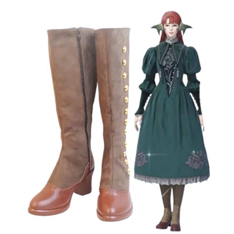 Halmarut FF14 Cosplay Shoes Boots Halloween Party Christmas Accessories Custom Made
Halmarut FF14 Cosplay Shoes Boots Halloween Party Christmas Accessories Custom Made