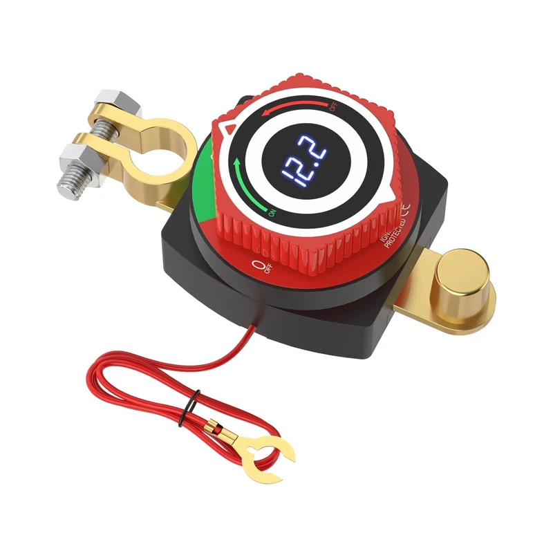 Digital Display Car Power-off Switch 12V24V High Current Battery Negative Pole Head Car Modified Power Switch
Digital Display Car Power-off Switch 12V24V High Current Battery Negative Pole Head Car Modified Power Switch