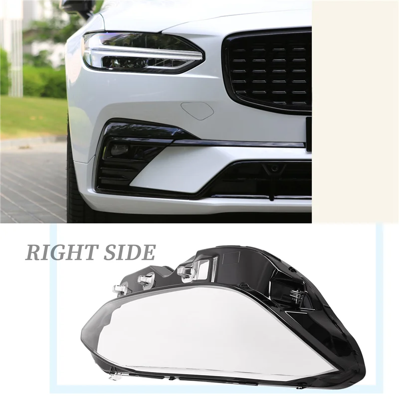 Car Front Headlight Cover Headlamp Lamp Shell Mask Lampshade Lens Plexiglass For Volvo S90 S90L 2016-2022
Car Front Headlight Cover Headlamp Lamp Shell Mask Lampshade Lens Plexiglass For Volvo S90 S90L 2016-2022