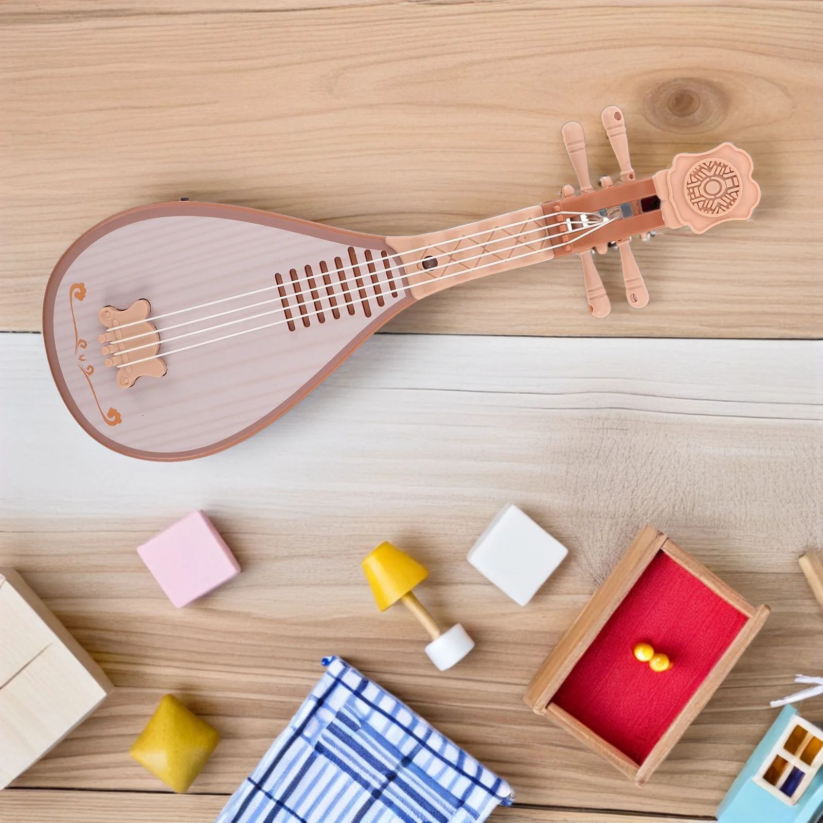 Simulated Pipa Chinese Guitar Musical Instrument Kids Play Realistic Stringed Instrument Props School Stage Use
Simulated Pipa Chinese Guitar Musical Instrument Kids Play Realistic Stringed Instrument Props School Stage Use
