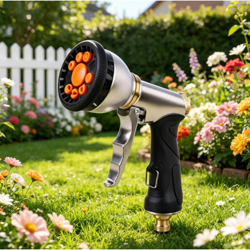 Heavy-Duty Metal Rust Proof Garden Water Gun Hose Nozzle, Durable for Car Wash Gardening Watering
Heavy-Duty Metal Rust Proof Garden Water Gun Hose Nozzle, Durable for Car Wash Gardening Watering