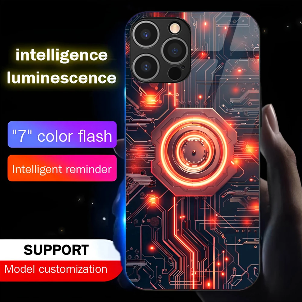 Machinery Wheel LED Light Glow Luminous Tempered Glass Back Phone Case For Samsung S25 S24 S23 S22 S21 S20 FE Plus Ultra
Machinery Wheel LED Light Glow Luminous Tempered Glass Back Phone Case For Samsung S25 S24 S23 S22 S21 S20 FE Plus Ultra