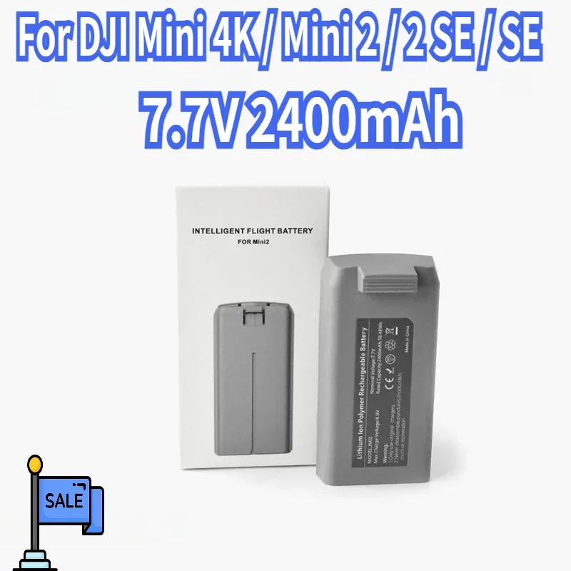 2400mAh Intelligent Flight Battery & USB Charging Hub for DJI Mini 4K / Mini 2 / 2 SE / SE 7.7V Battery Drone Accessories
2400mAh Intelligent Flight Battery & USB Charging Hub for DJI Mini 4K / Mini 2 / 2 SE / SE 7.7V Battery Drone Accessories