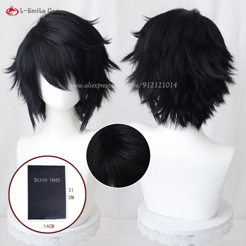 Anime L.Lawliet Cosplay Wig Fluffy Black L.Lawliet L Wigs Heat Resistant Synthetic Hair Anime Costumes Unisex Wig + Wig Cap
Anime L.Lawliet Cosplay Wig Fluffy Black L.Lawliet L Wigs Heat Resistant Synthetic Hair Anime Costumes Unisex Wig + Wig Cap
